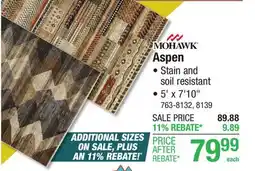 Menards Aspen offer