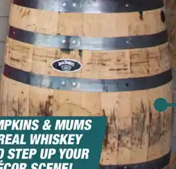 Menards 35H Whiskey Barrel offer