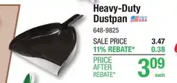 Menards Heavy-Duty Dustpan offer