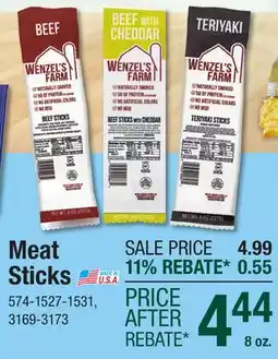 Menards Meat Sticks offer