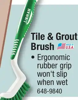 Menards Tile & Grout Brush offer