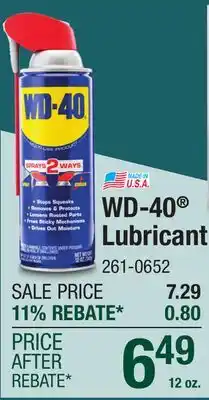Menards WD-40 Lubricant offer