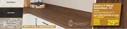 Menards Show in 4' Walnut Butcherblock offer