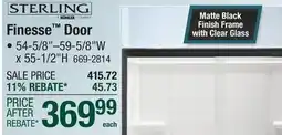 Menards Finesse Door offer