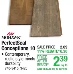 Menards MOHAWK PerfectSeal Conceptions 10 offer