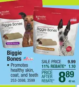 Menards Biggie Bones offer