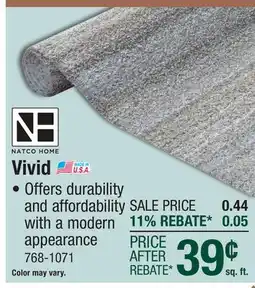 Menards Vivid offer