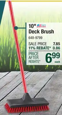 Menards 10 Deck Brush offer