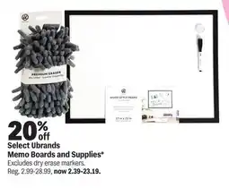 Meijer Select Ubrands Memo Boards and Supplies offer