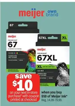 Meijer Meijer Ink offer