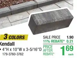 Menards Kendall offer