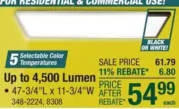 Menards Up to 4,500 Lumen offer