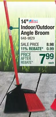 Menards 14 Indoor/Outdoor Angle Broom offer