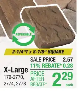 Menards X-Large Tumbled Belgian offer