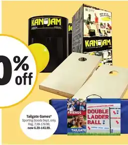 Meijer Tailgate Games offer