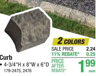 Menards Curb offer