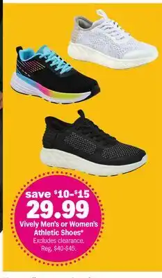 Meijer Vively Men's or Women's Athletic Shoes offer