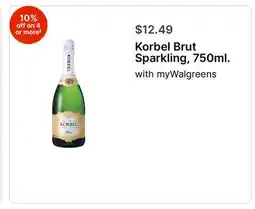 Walgreens Korbel Brut Sparkling offer