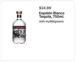 Walgreens Espolón Blanco Tequila, 750ml offer