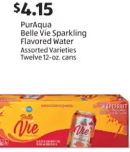 Aldi PurAqua Belle Vie Sparkling Flavored Water offer