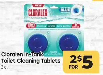 Tony’s Fresh Market Cloralen In-Tank Toilet Cleaning Tablets offer
