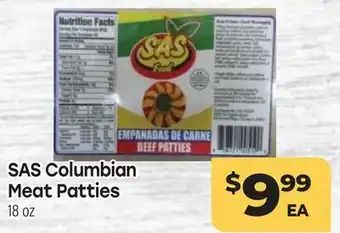 Tony’s Fresh Market SAS Columbian Meat Patties offer