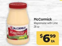 Tony’s Fresh Market McCormick Mayonnaise with Lime offer