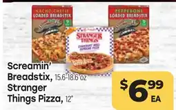 Tony’s Fresh Market Screamin' Breadstix 15.6-18.6oz, Stranger Things Pizza, 12 offer