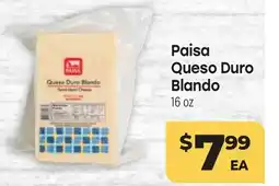 Tony’s Fresh Market Paisa Queso Duro Blando offer