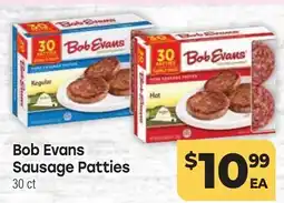 Tony’s Fresh Market Bob Evans Sausage Patties offer