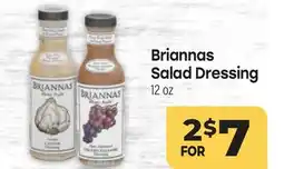 Tony’s Fresh Market Briannas Salad Dressing offer