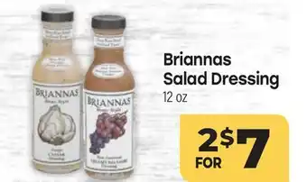 Tony’s Fresh Market Briannas Salad Dressing offer