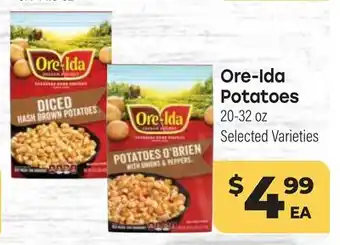 Tony’s Fresh Market Ore-Ida Potatoes offer