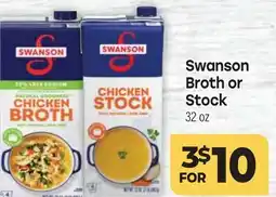 Tony’s Fresh Market Swanson Broth or Stock offer