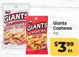 Tony’s Fresh Market Giants Cashews offer
