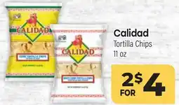 Tony’s Fresh Market Calidad Tortilla Chips offer