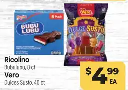 Tony’s Fresh Market Ricolino Bubulubu, 8ct, Vero Dulces Susto, 40ct offer