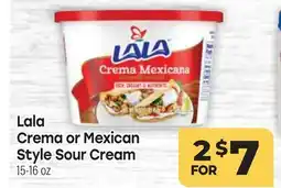 Tony’s Fresh Market Lala Crema or Mexican Style Sour Cream offer