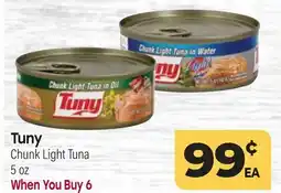 Tony’s Fresh Market Tuny Chunk Light Tuna offer