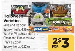 Tony’s Fresh Market Halloween Varieties offer