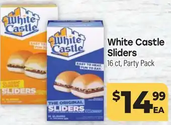 Tony’s Fresh Market White Castle Sliders offer