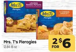 Tony’s Fresh Market Mrs. T's Pierogies offer