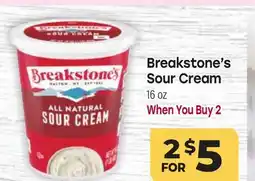 Tony’s Fresh Market Breakstone's Sour Cream offer