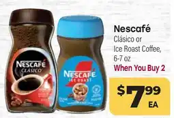 Tony’s Fresh Market Nescafé Clásico or Ice Roast Coffee offer