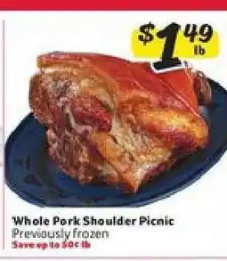 Winn Dixie Whole Pork Shoulder Picnic offer