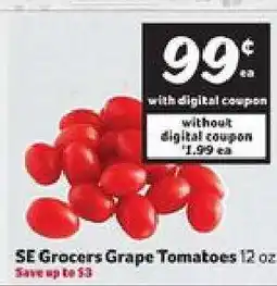 Winn Dixie SE Grocers Grape Tomatoes offer