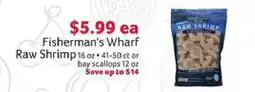 Winn Dixie Fisherman's Wharf Raw Shrimp offer