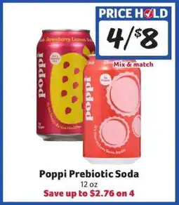 Winn Dixie Poppi Prebiotic Soda offer