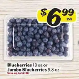 Winn Dixie Blueberries or Jumbo Blueberries offer