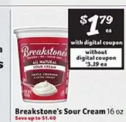 Winn Dixie Breakstone's Sour Cream offer
